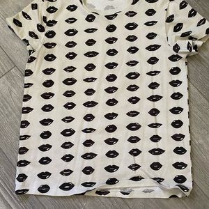 Pam and Gela “Lips” tee shirt